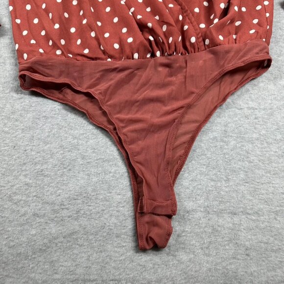 Long Sleeve Polka Dot Body Suit - Picture 5 of 11